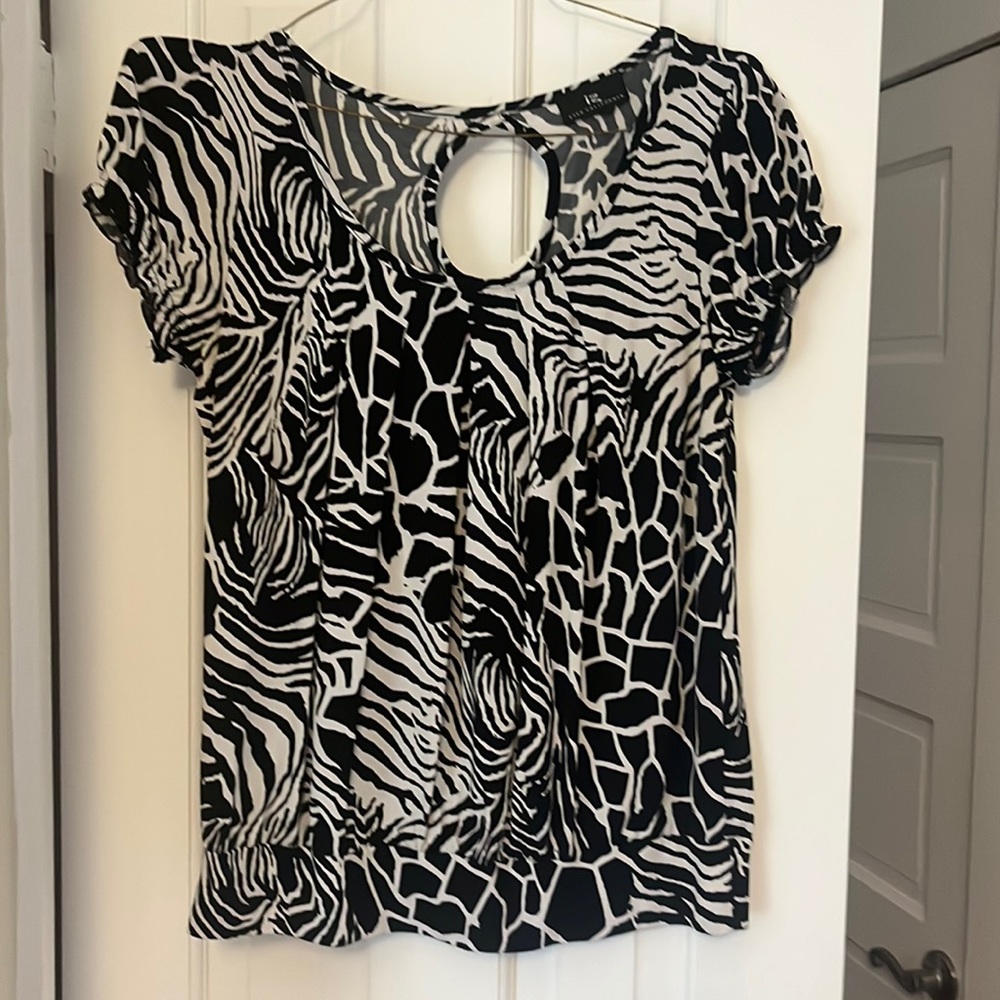Black and White blouse